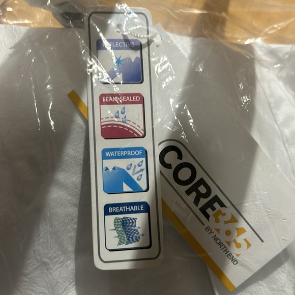 Core365 white classic Ripstop jacket - Picture 6 of 6